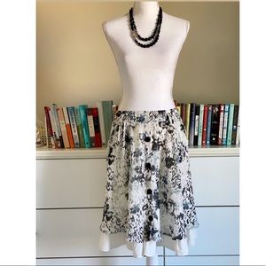 Lapis | Floral Flowy Skirt